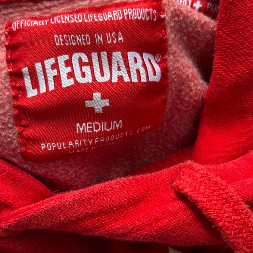 Classic Red Lifeguard Sweatshirt Florida USA Unisex size Medium - Picture 8 of 8